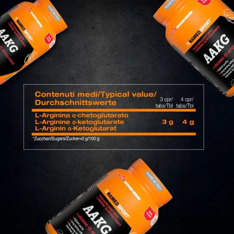 Named Sport Amino Acids Aakg , 1 jar of 120 cpr