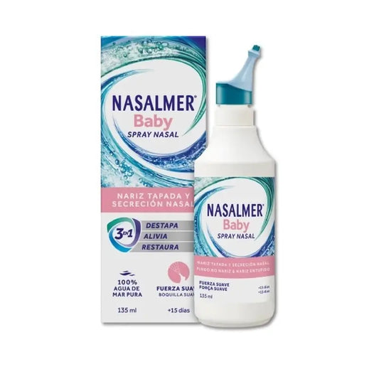 Nasalmer Baby, Gentle Nasal Cleansing with Seawater, 135 Ml Spray