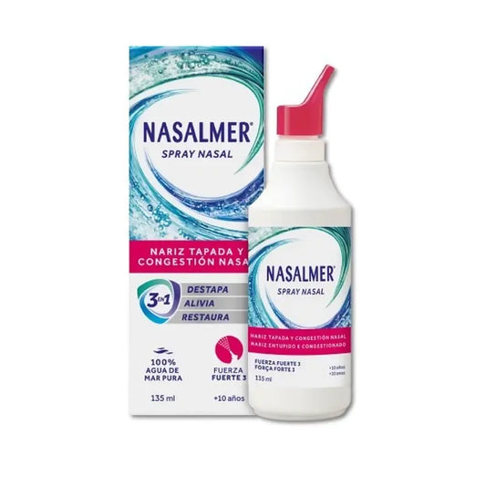 Nasalmer Strong, Nasal Decongestion & Deep Cleansing, 135 Ml Spray