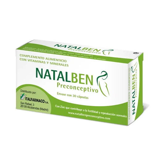Naatalben Preconceptive, 30 Capsules