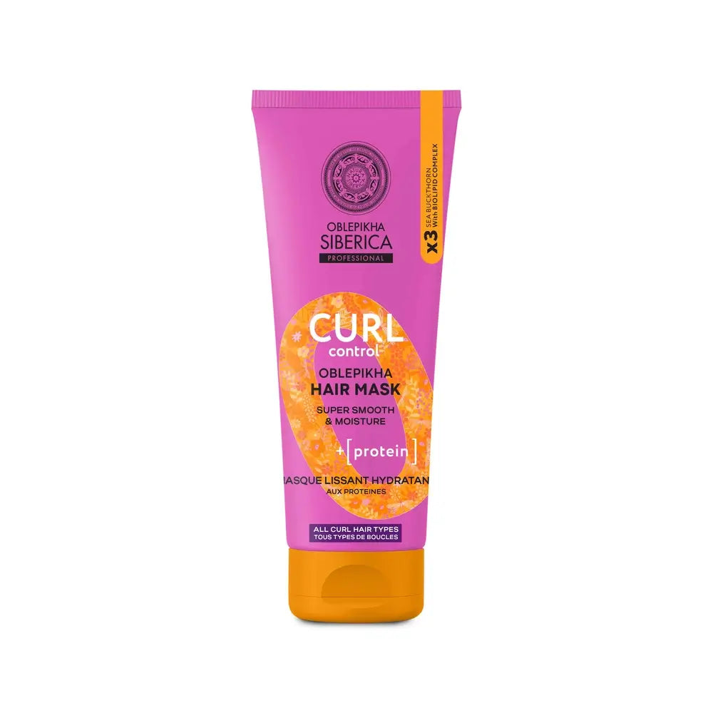 Natura Siberica Curl Control Protein Hair Mask, 200 Ml
