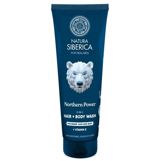 Natura Siberica Men Wild Arctic. 3 In 1 Hair, Body & Face Gel , 200 ml