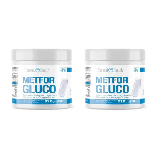 Natural Health Metforgluco, 2X90 Capsules