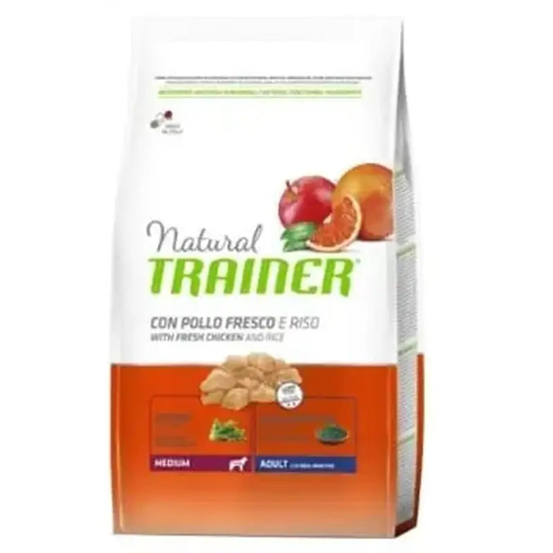 Natural Trainer Canine Adult Medium Chicken 12Kg, dog food for dogs