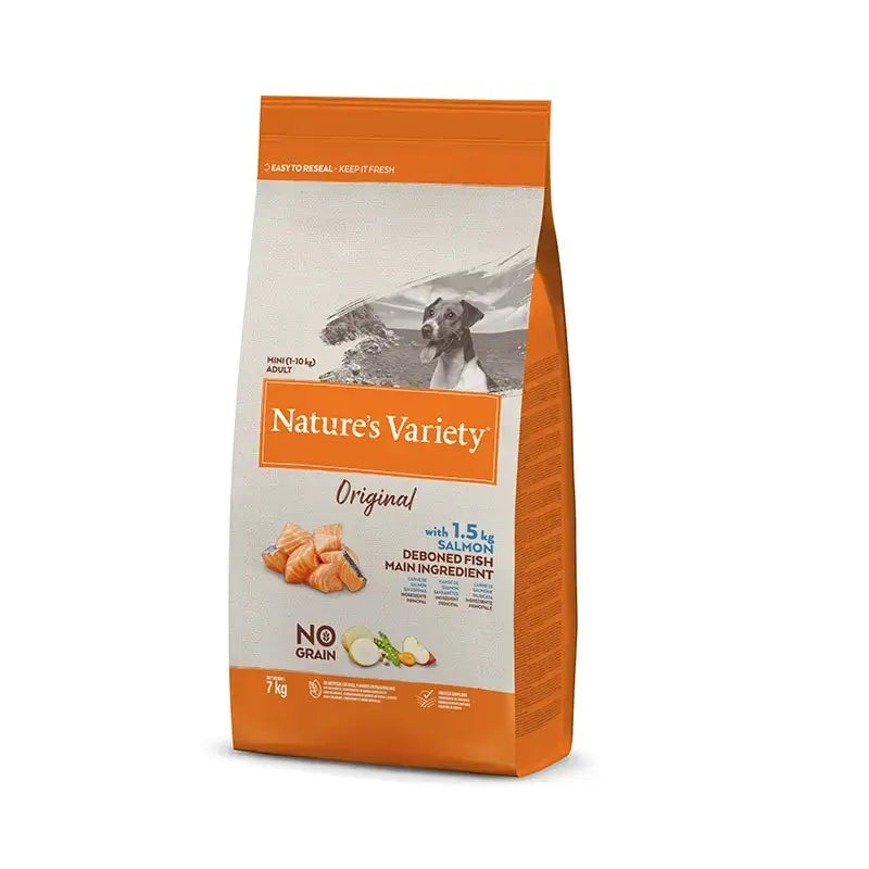 Nature'S Variety Canine Adult Original Original Mini Salmon, 7 kg, dog food