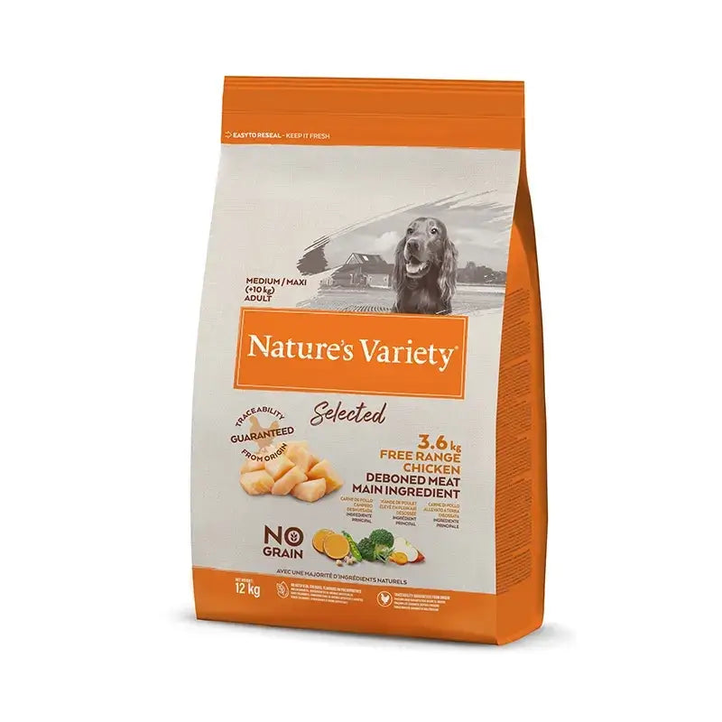 Nature'S Variety Canine Adult Selected Md/Mx Chicken 12Kg, dog food