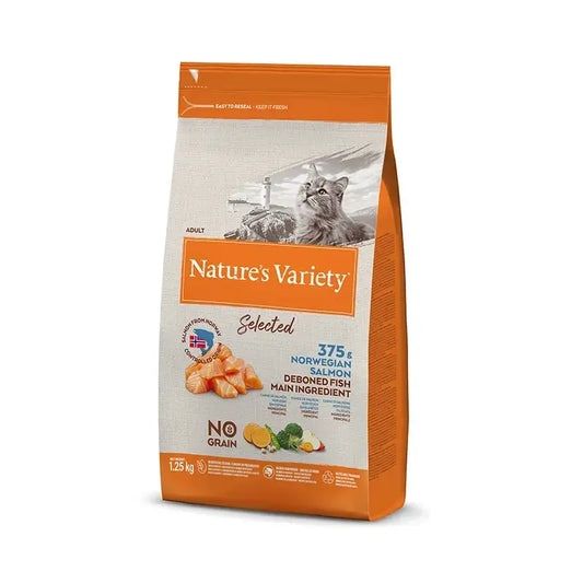 Nature'S Variety Feline Adult Selected Norwegian Salmon 1,25Kg, cat food