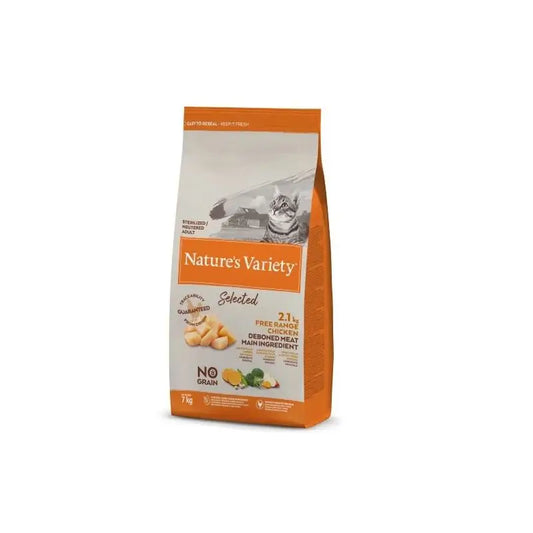 Buy Nature S Variety Feline Adult Steril Chicken 7kg at the best price