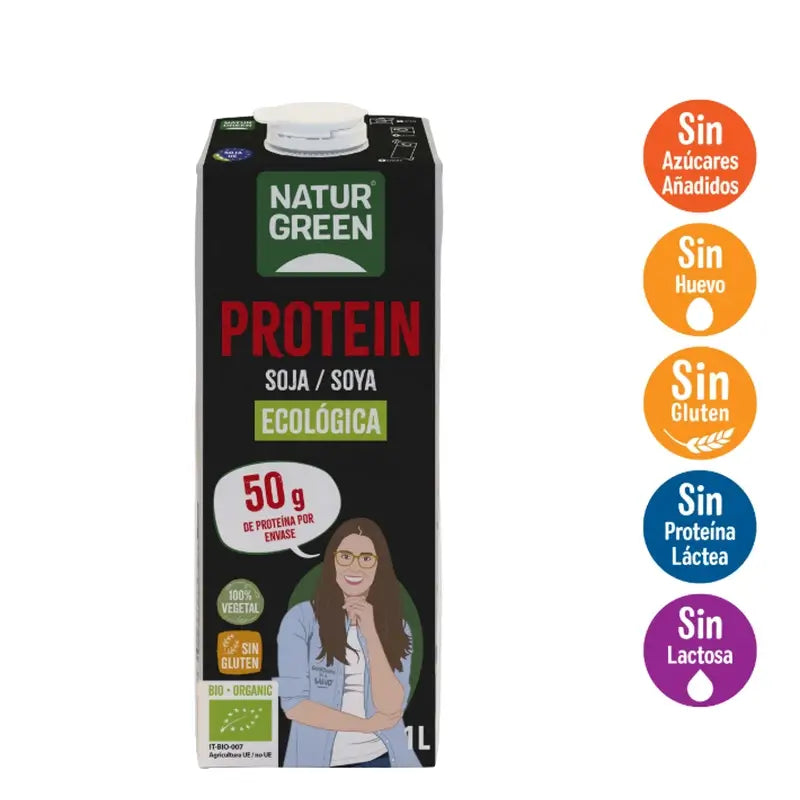 Naturgreen Soya Protein Drink Bio, 1L