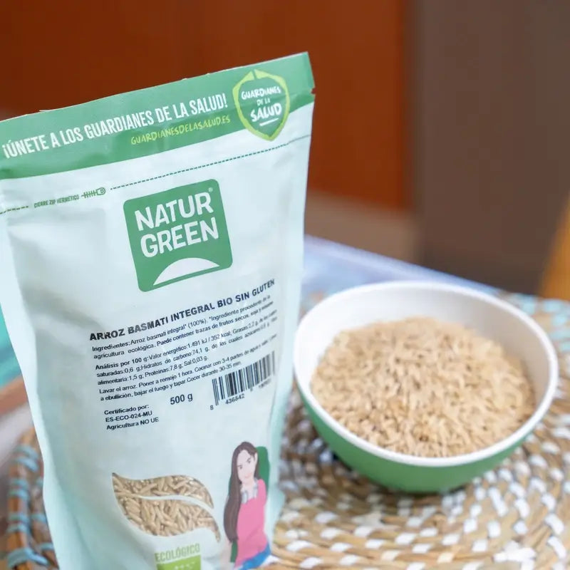 Naturgreen Organic Brown Basmati Rice, 500 g