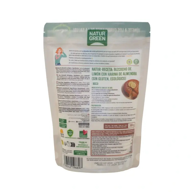 Naturgreen Organic Almond Flour, 300 g
