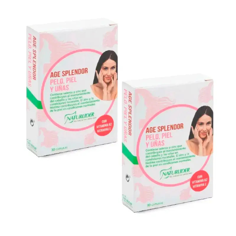 Naturlider Age Splendor Hair Skin Nails, Pack 2 x 30 capsules