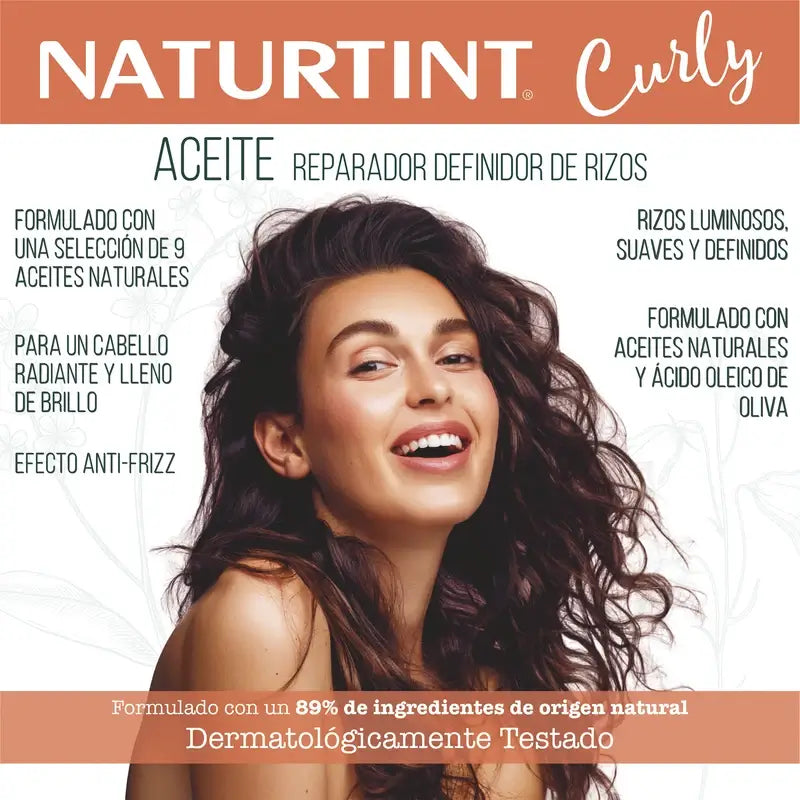 Naturtint Natural Curl Defining Repairing Oil 50Ml