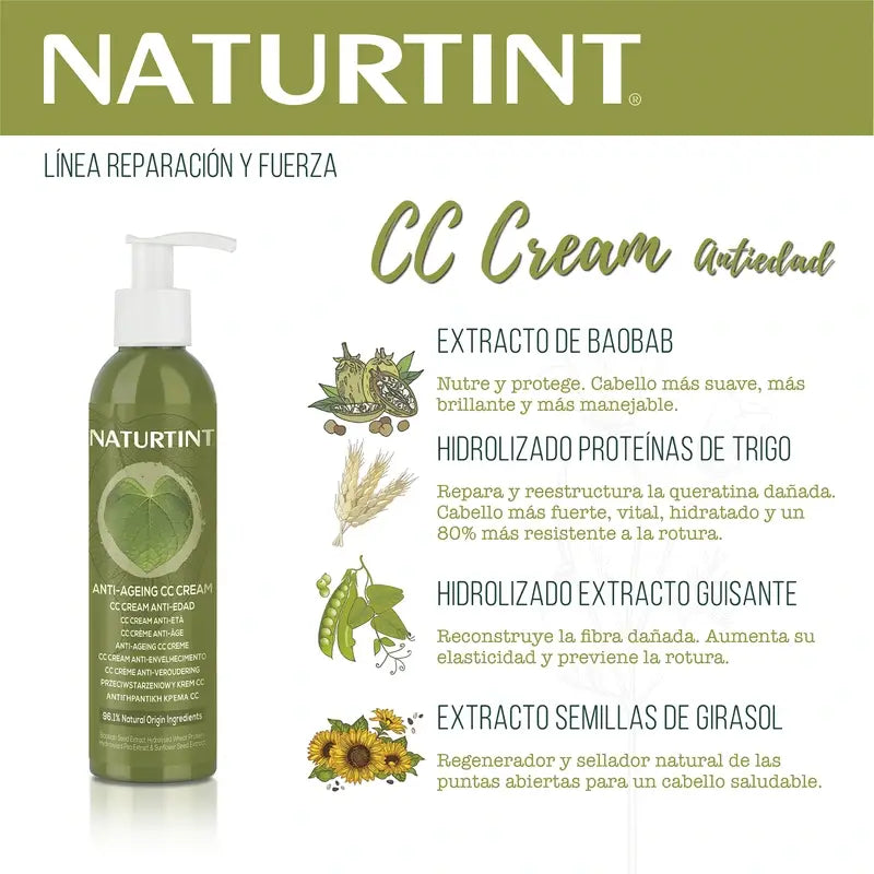 Naturtint Cc Cream Intensive Repair Anti-Ageing 200 Ml