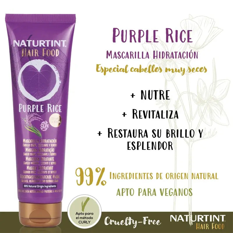 Naturtint Hair Food Mask Purple Rice150 Ml
