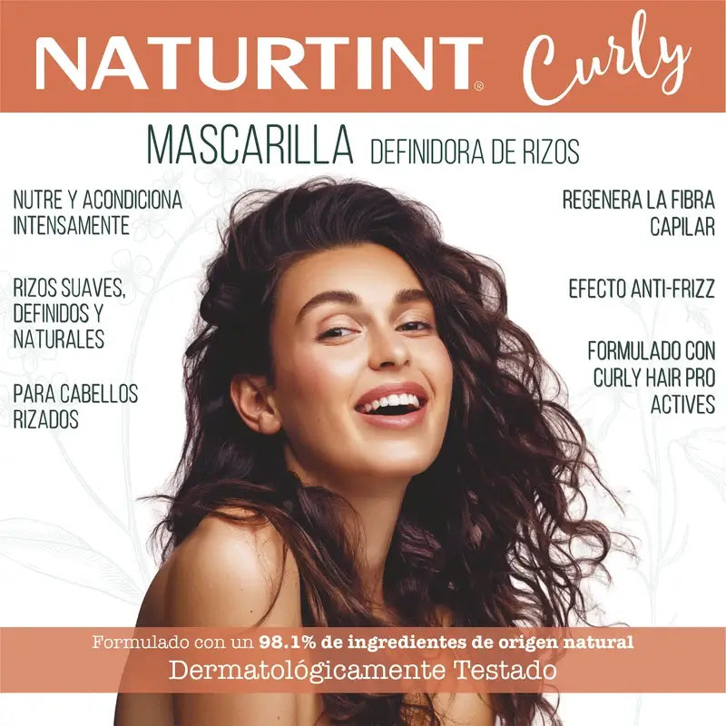 Naturtint Curly Curls Defined Curl Mask 300Ml