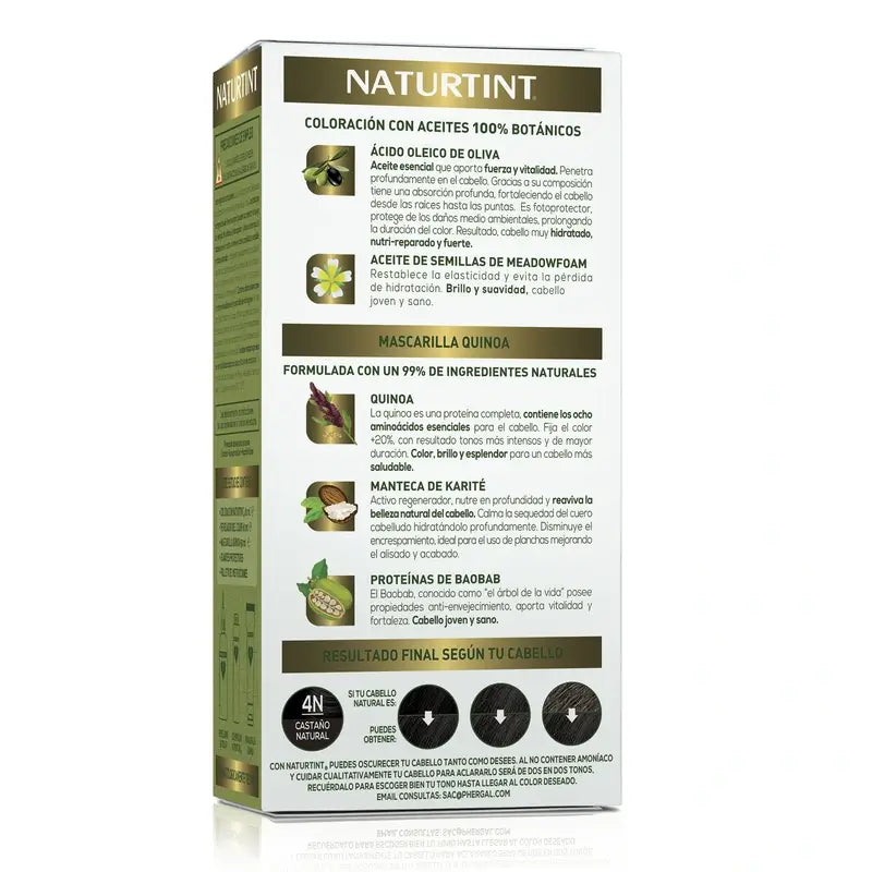 Naturtint Permanent Colouring Dye Without Ammonia 4N - Natural Brown