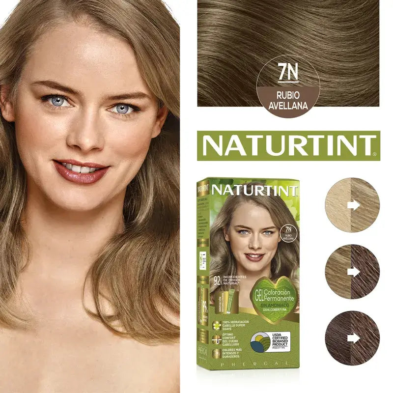 Naturtint Permanent Colouring Permanent Colouring Ammonia Free 7N - Hazelnut Blonde