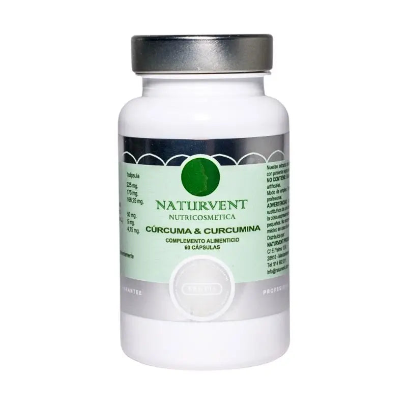 Naturvent Anti-inflammatory Turmeric & Curcumin With 95% Curcumin, 60 capsules