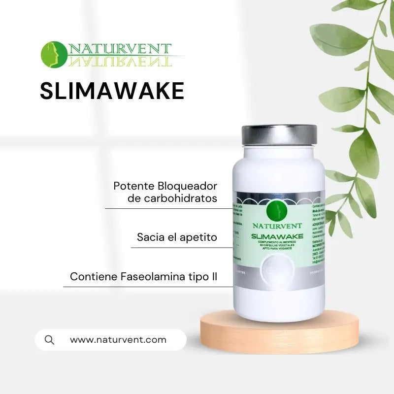 Naturvent Slimawake Carbohydrate Blocker, 60 capsules