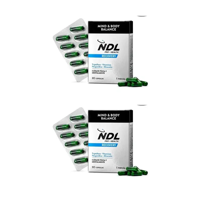 Ndl Pro-Health Mind & Body Balance, Tryptophan With Magnesium And Vitamin B6, 2X30 Capsules