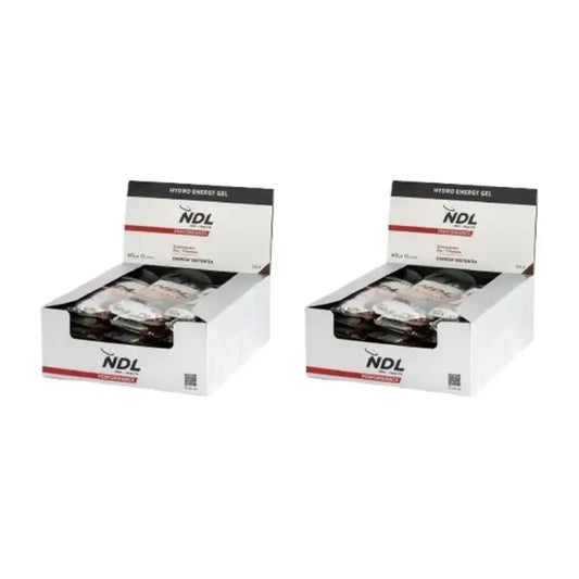 Ndl Pro-Health Caffeine Free Energy Gel Cola Flavour, Pack Of 12X60 Gr, 2 Units