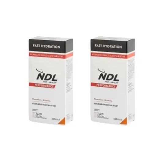 Ndl Pro-Health Ndl Pro-Health Rapid Hydration Effervescent Tablets Orange Flavour, Pack 4, 80 Tablets