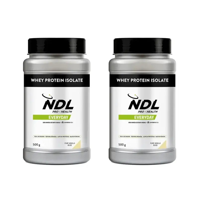 Ndl Pro-Health Whey Protein Isolate - Isolated Protein, Pure Vanilla Bliss , 2X500 G