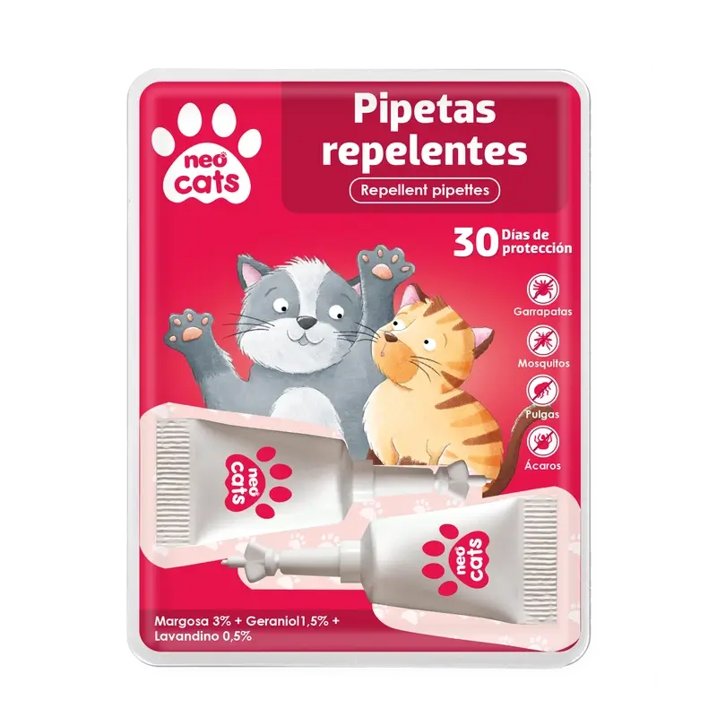 Neo Cats Anti-Insect Repellent Pipettes 2 pieces
