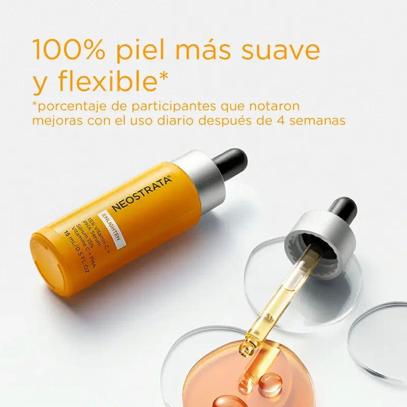 Neostrata Enlighten Illuminating Facial Serum Vitamin C 15% + PHA, 15 ml