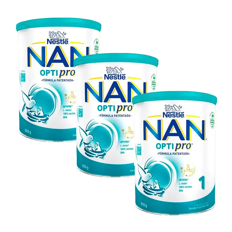 Nestlé Nan Optipro 1 Starter Milk, 3x800 g