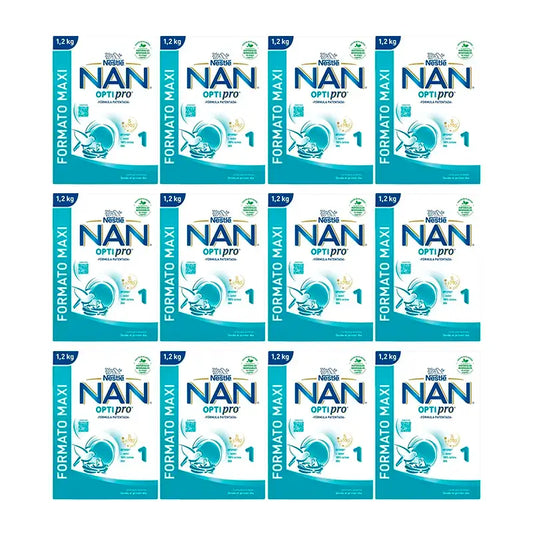Nestlé Nan Optipro 1 Starter Milk, 12X1200 g