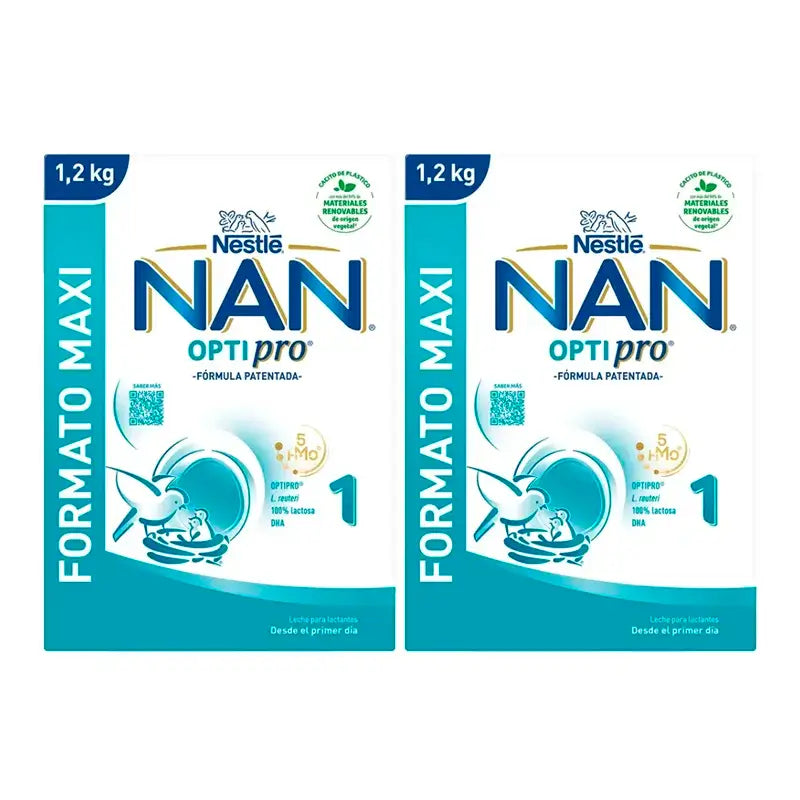 Nestlé Nan Optipro 1 Starter Milk, 2X1200 g