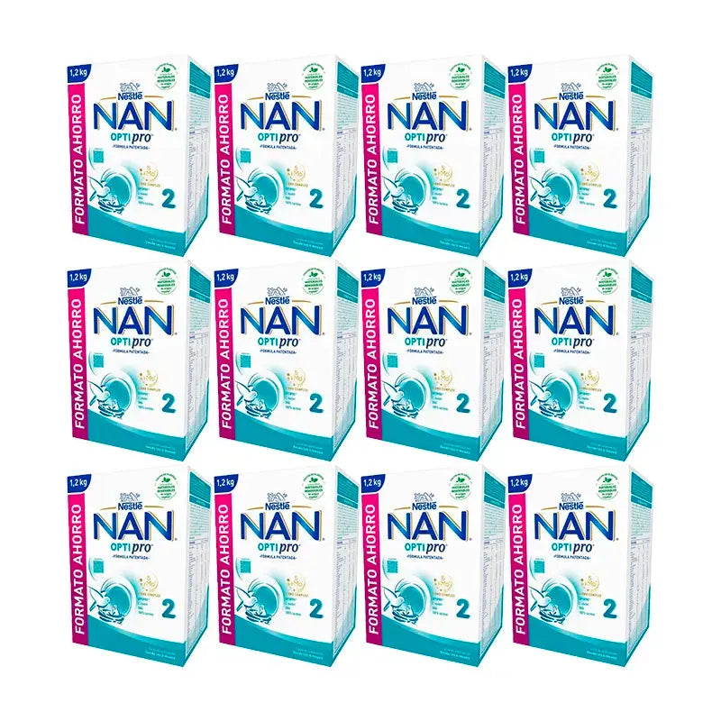Nestlé Nan Optipro 2 Formula Milk, 12X1200g