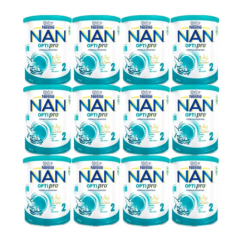 Nestlé Nan Optipro 2 Formula Milk, 12X800 g