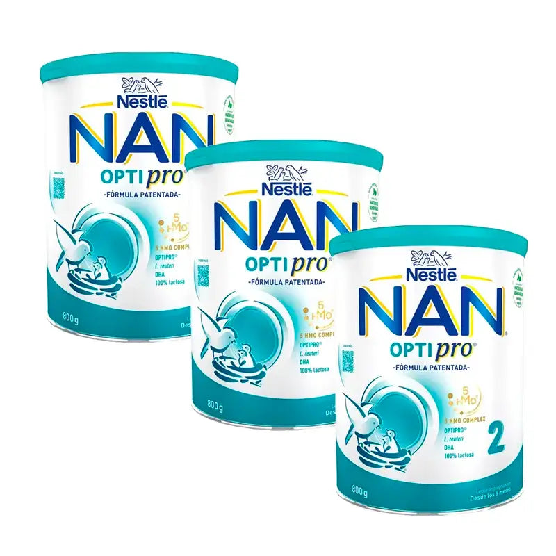 Nestlé Nan Optipro 2 Formula, 3 x 800g