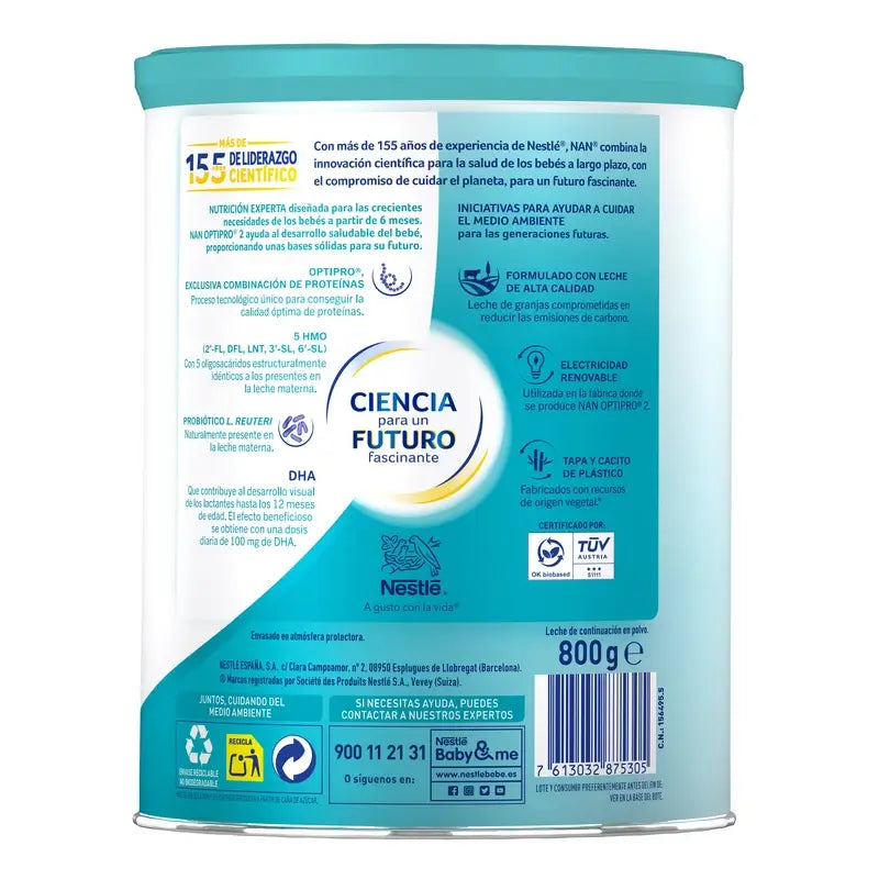 Nestlé Nan Optipro 2 Formula Milk, 800g