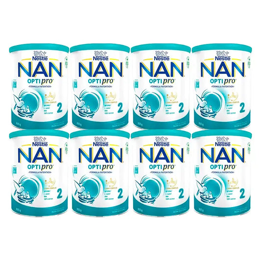 Nestlé Nan Optipro 2 Milk Formula, 8X800 g