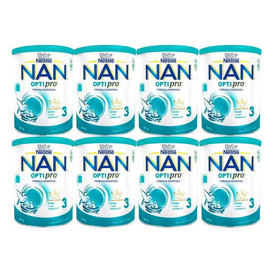 Nestlé Nan Optipro 3 Growing-Up Milk, 8X800g