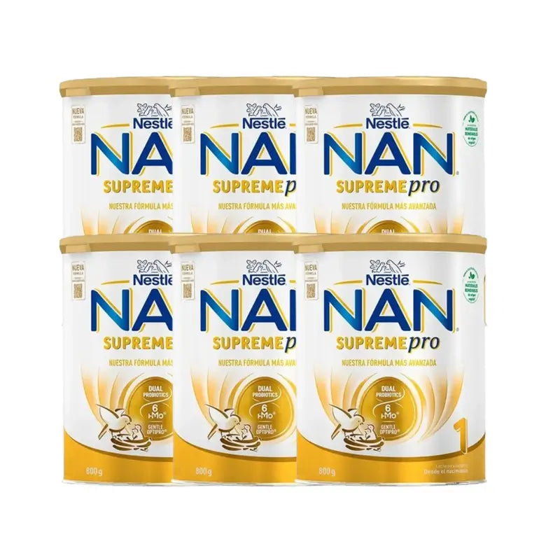 Nestle Nan Supreme Pro 1 Starter Milk, 6x800 gr Pack
