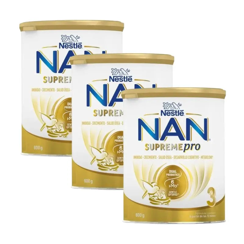 Nestlé Nan Supreme Pro 3 Growing-Up Milk, 3x800 g