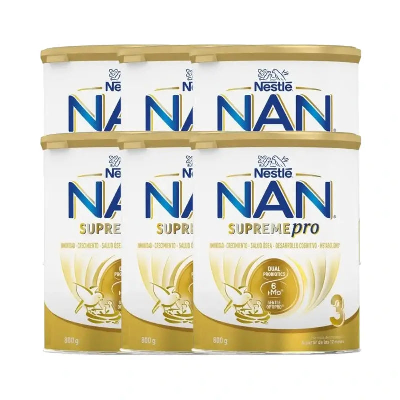 Nestlé Nan Supreme Pro 3 Growing-Up Milk, 6x800 g