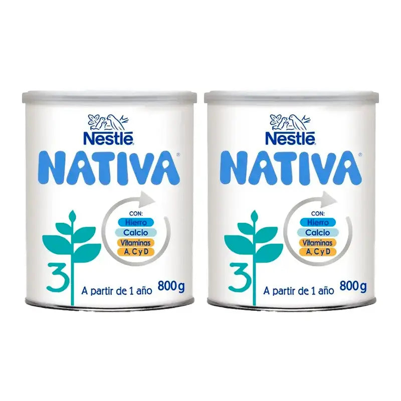 Nestlé Nativa 3, Pack 2 x 800g