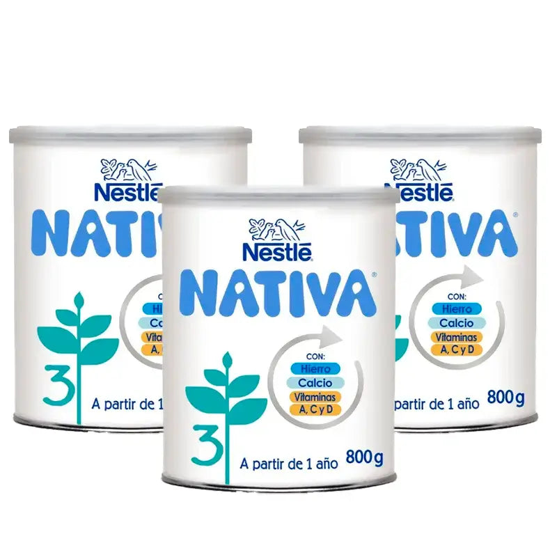 Nestlé Nativa 3, Pack 3 x 800g