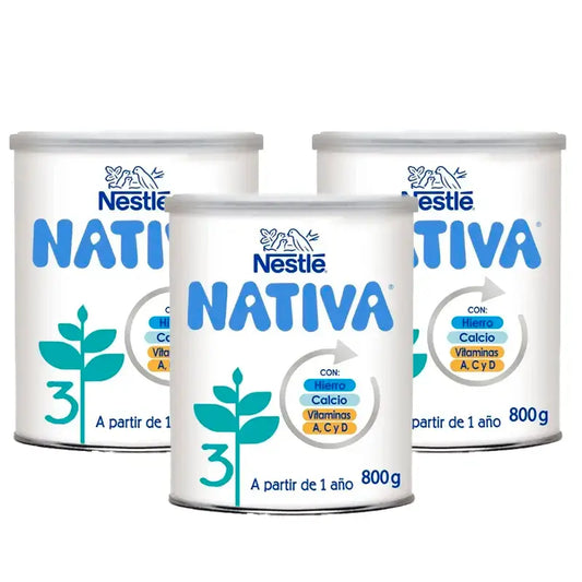 Nestlé Nativa 3, Pack 3 x 800g