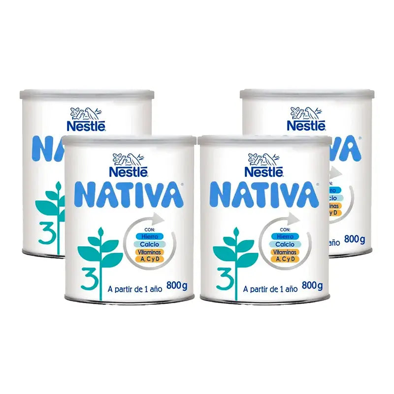 Nestlé Nativa 3, Pack 4 x 800 g