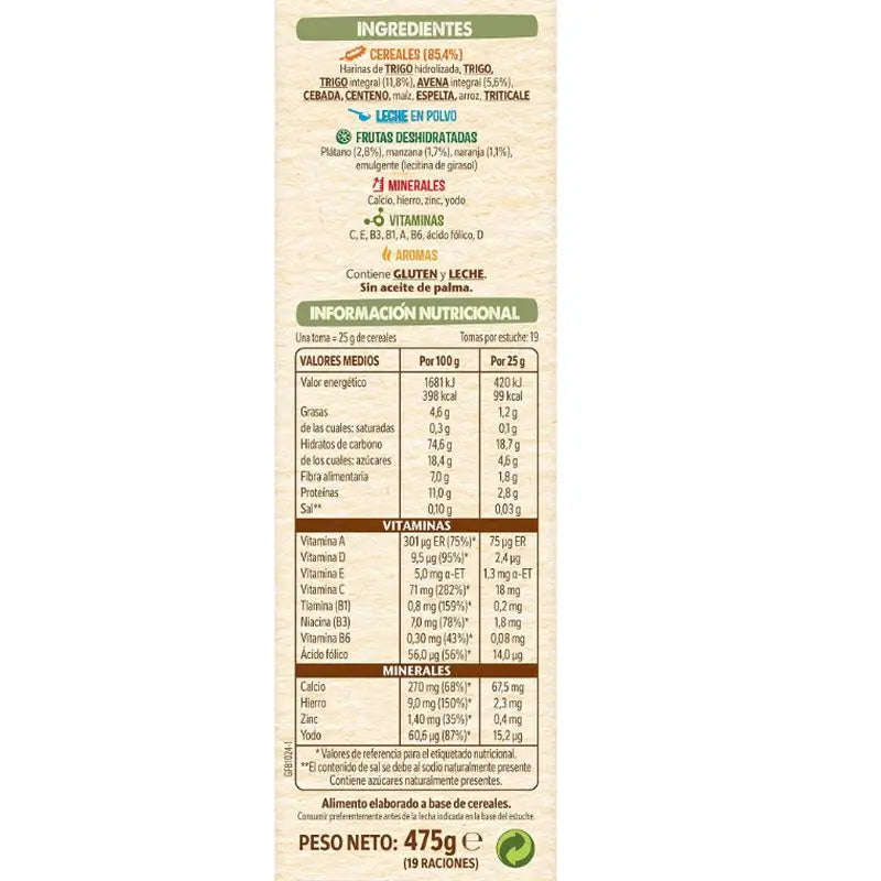 Nestlé Baby Food 8 Cereals with Fruit , 475g