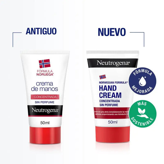 Neutrogena Fragrance-Free Concentrated Repair Hand Cream, 50 ml