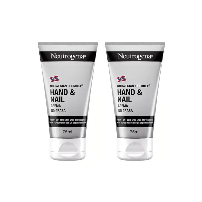 Neutrogena Hand & Nail Cream, Repair & Strengthening, 2X75 Ml