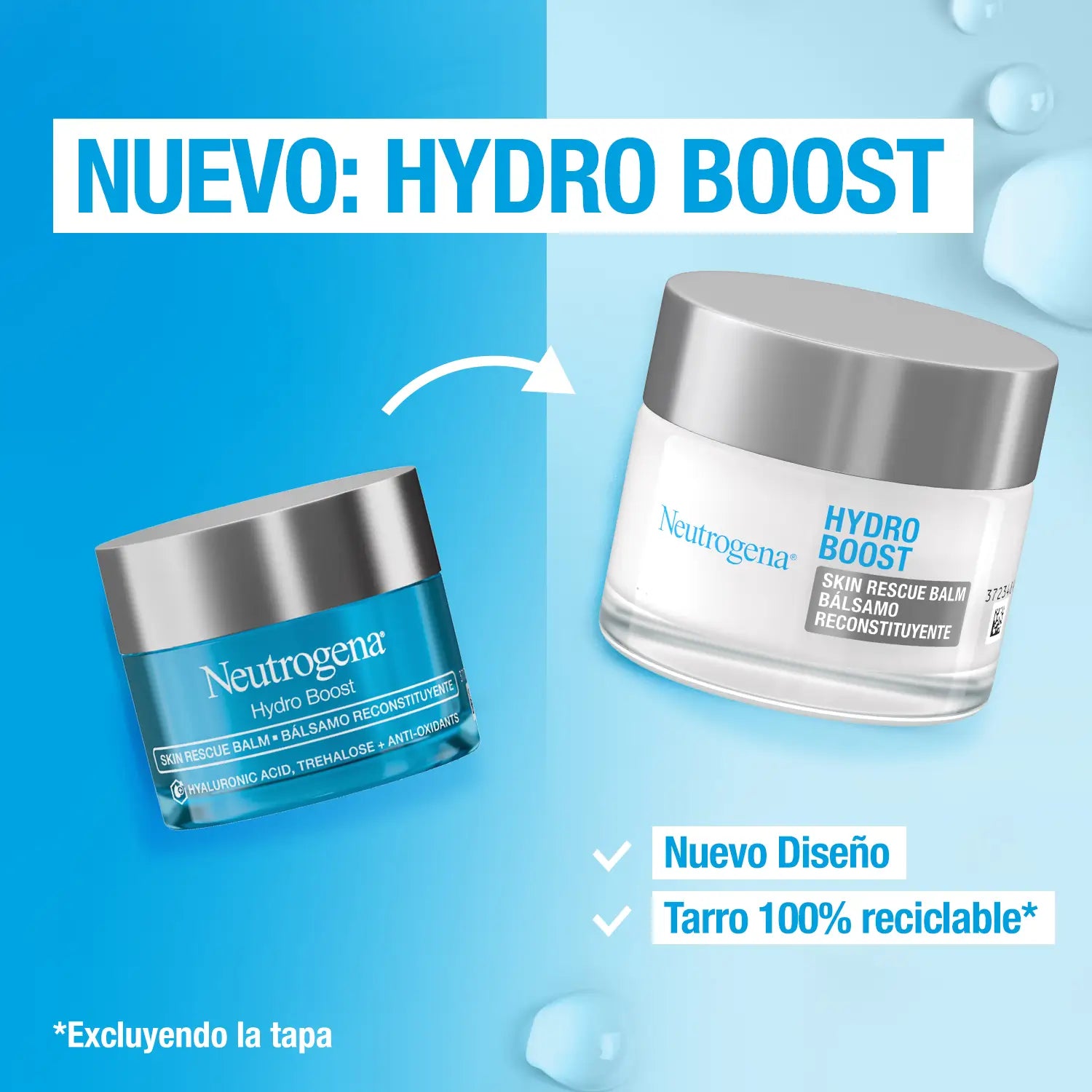 Neutrogena Hydro Boost Moisturising Face Balm, 50 ml